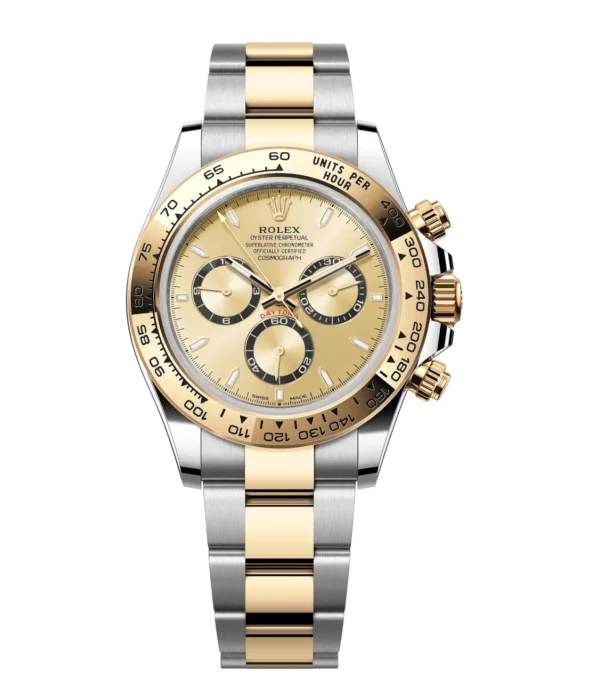 Rolex Cosmograph Daytona 40 Oyster Perpetual Oystersteel and yellow gold golden dial Oyster band Reference 126503