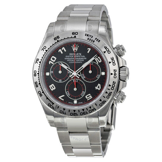 Rolex Cosmograph Daytona 40 Oyster Perpetual Oystersteel bright black dial Oyster band Reference 116520BDNU