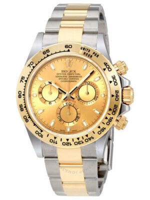 Rolex Cosmograph Daytona 40 Oyster Perpetual 18 ct yellow gold champagne colour dial Oyster band Reference 116500LN