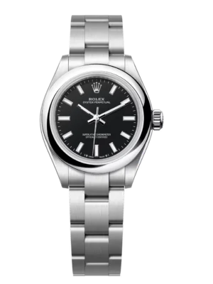 Rolex Oyster Perpetual 28 black dial Oyster band Reference 276200