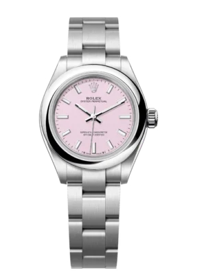 Rolex Oyster Perpetual 28 candy pink dial Oyster band Reference 276200
