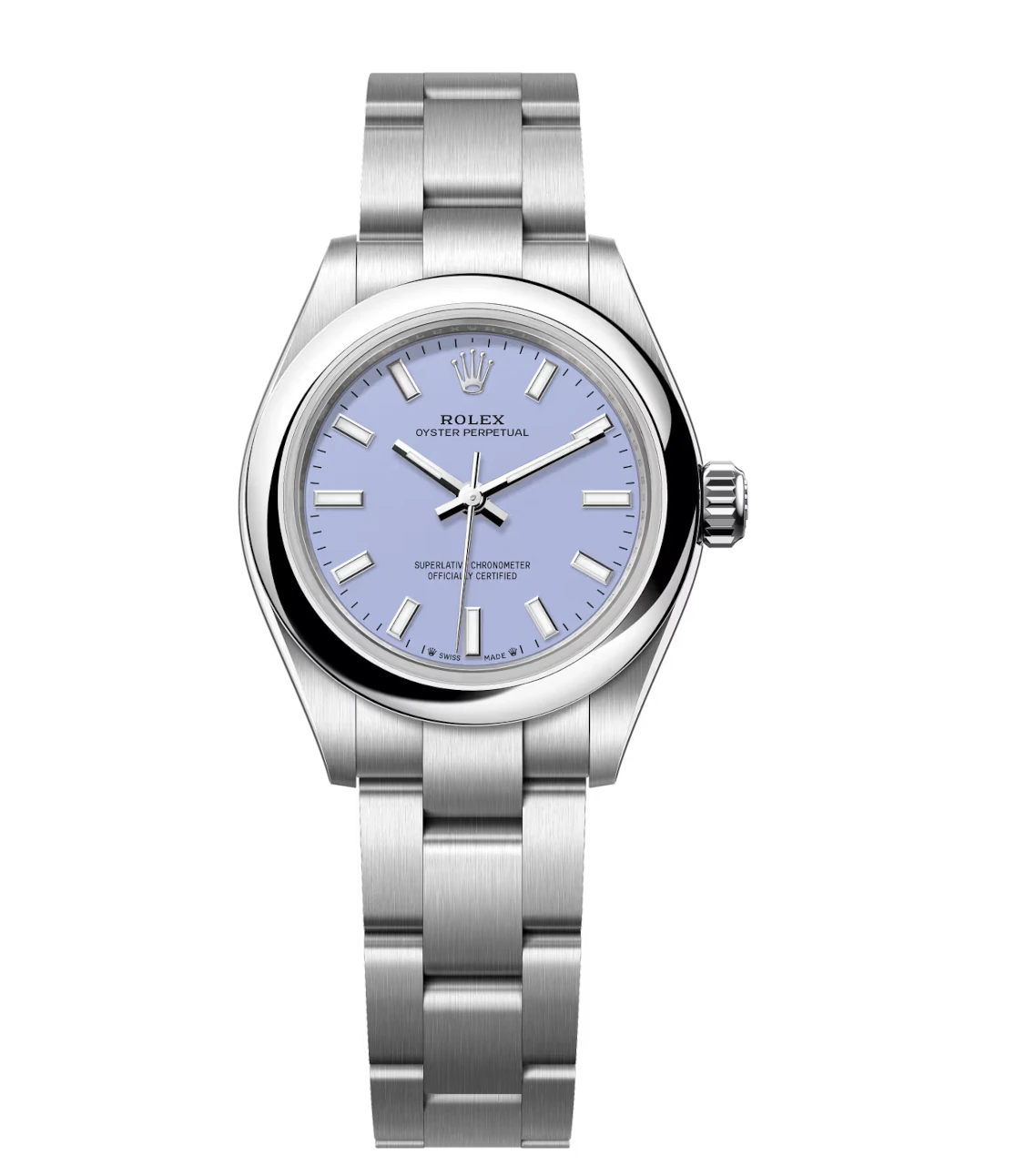 Rolex Oyster Perpetual 28 lavender dial Oyster band Reference 276200 ...