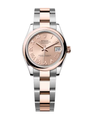 Rolex Datejust 31 Oyster Perpetual Oystersteel and Everose gold rosé-colour dial Oyster band Reference 278241