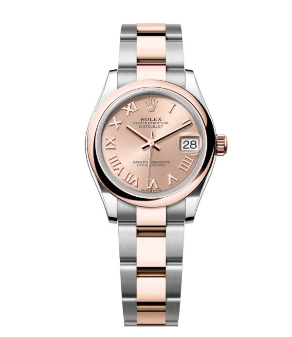 Rolex Datejust 31 Oyster Perpetual Oystersteel and Everose gold rosé-colour dial Oyster band Reference 278241