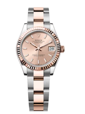 Rolex Datejust 31 Oyster Perpetual Oystersteel and Everose gold rosé-colour dial Oyster band Reference 278271