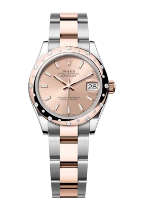Rolex Datejust 31 Oyster Perpetual Oystersteel and Everose gold rosé colour dial Oyster band Reference 278341RBR