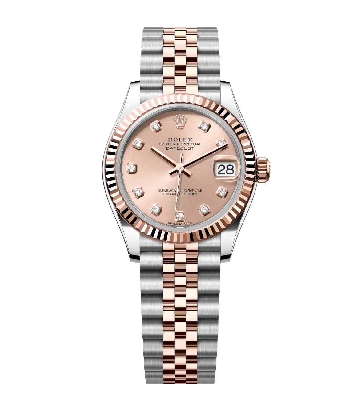 Rolex Datejust 31 Oyster Perpetual Oystersteel and Everose gold rosé ...
