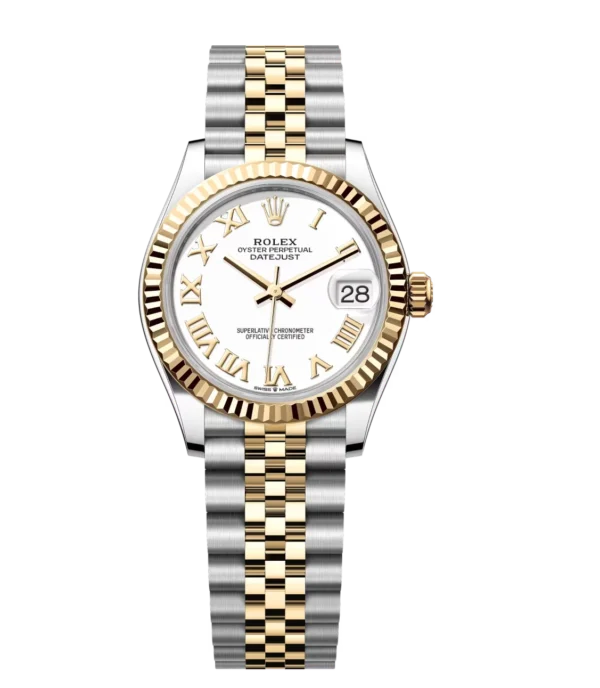 Rolex Datejust 31 Oyster Perpetual Oystersteel and yellow gold white dial Jubilee band Reference 278273