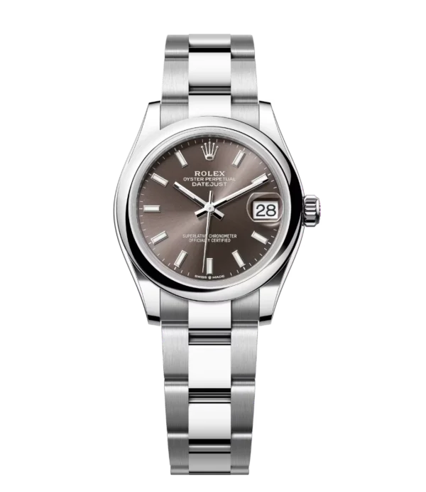 Rolex Datejust 31 Oyster Perpetual Oystersteel dark grey dial Oyster band Reference 278240