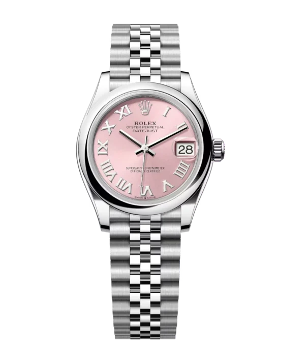 Rolex Datejust 31 Oyster Perpetual Oystersteel pink dial Jubilee band Reference 278240