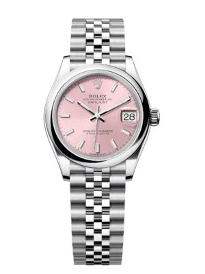 Rolex Datejust 31 Oyster Perpetual Oystersteel pink dial Jubilee band Reference 278240