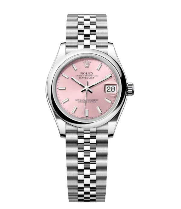 Rolex Datejust 31 Oyster Perpetual Oystersteel pink dial Jubilee band Reference 278240