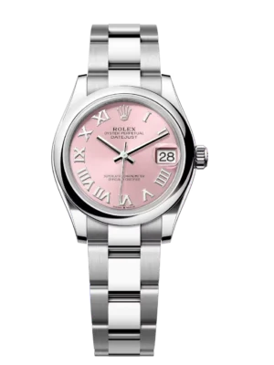 Rolex Datejust 31 Oyster Perpetual Oystersteel pink dial Oyster band Reference 278240