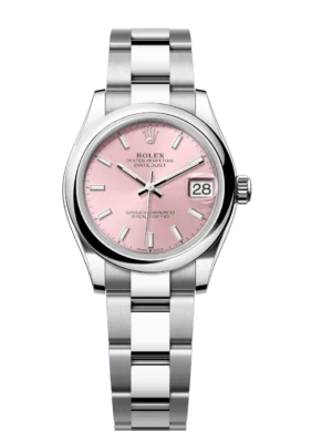 Rolex Datejust 31 Oyster Perpetual Oystersteel pink dial Oyster band Reference 278240