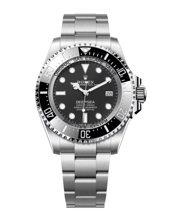 Rolex Deepsea 44 Oyster Perpetual Oystersteel Cerachrom bezel insert in black ceramic Oyster band Reference 136660