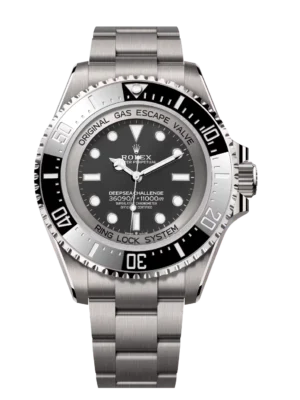 Rolex Deepsea Challenge 50 Oyster Perpetual RLX titanium Cerachrom bezel insert in black ceramic Oyster band Reference 126067