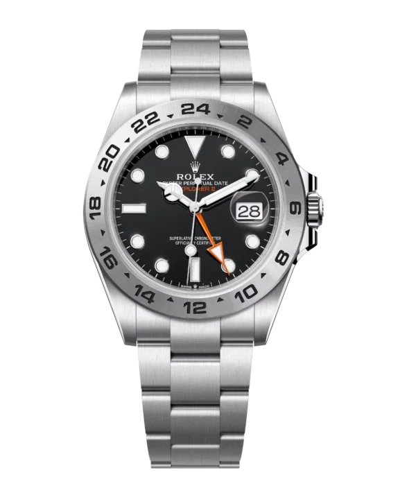 Rolex Explorer II 42 Oyster Perpetual Oystersteel black dial Oyster band Reference 226570