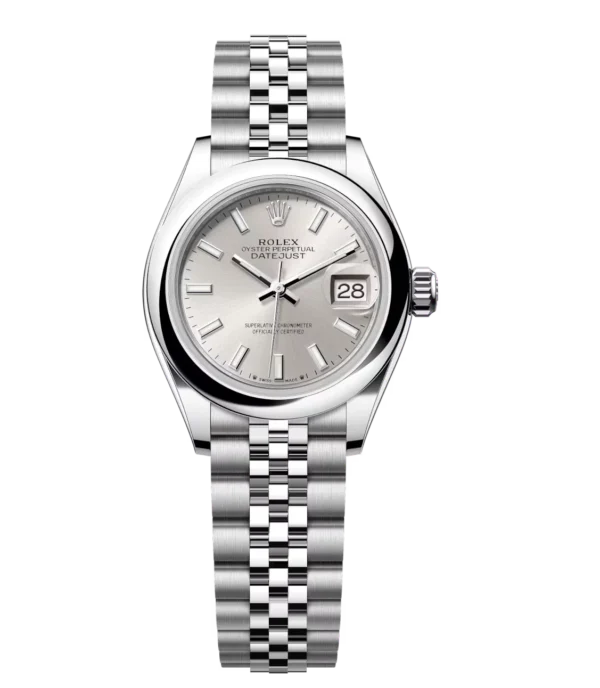 Rolex Lady-Datejust 28 Oyster Perpetual Oystersteel silver dial Jubilee band Reference 279160