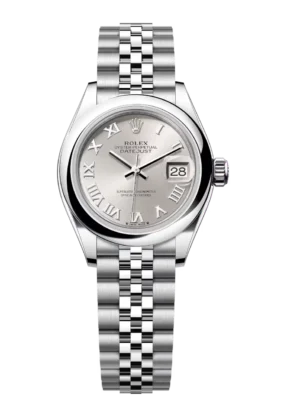 Rolex Lady-Datejust 28 Oyster Perpetual Oystersteel silver dial Jubilee band Reference 279160