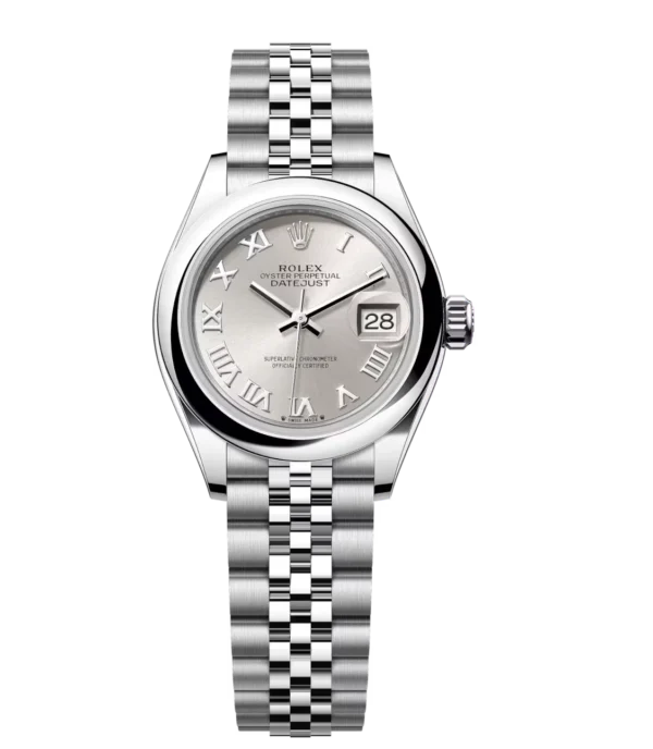 Rolex Lady-Datejust 28 Oyster Perpetual Oystersteel silver dial Jubilee band Reference 279160