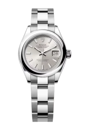 Rolex Lady-Datejust 28 Oyster Perpetual Oystersteel silver dial Oyster band Reference 279160