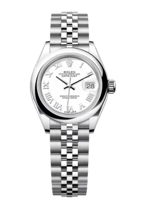 Rolex Lady-Datejust 28 Oyster Perpetual Oystersteel white dial Jubilee band Reference 279160