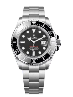 Rolex Sea-Dweller 43 Oyster Perpetual Oystersteel Cerachrom bezel insert in black ceramic Oyster band Reference 126600