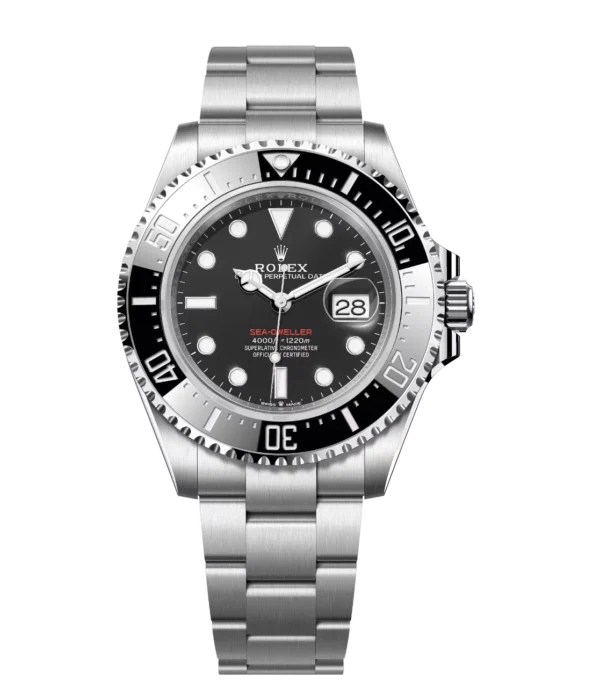 Rolex Sea-Dweller 43 Oyster Perpetual Oystersteel Cerachrom bezel insert in black ceramic Oyster band Reference 126600
