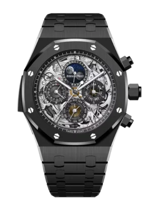 Audemars Piguet Royal Oak Grande Complication Black ceramic and Sapphire dial Black ceramic bracelet Ref. 26605CE.OO.1248CE.01