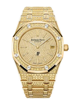 Audemars Piguet Royal Oak “Jumbo” Extra-Thin 18-carat yellow gold and 18-carat yellow gold dial 18-carat yellow gold bracelet Ref. 16202BA.HH.1241BA.01