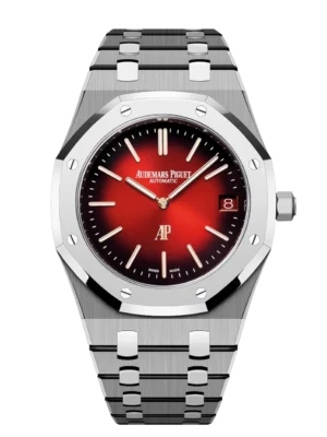 Audemars Piguet Royal Oak “Jumbo” Extra-Thin Titanium and Smoked burgundy dial Titanium bracelet Ref. 16202XT.OO.1240XT.01