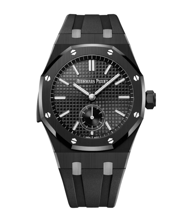 Audemars Piguet Royal Oak Minute Repeater Supersonnerie Black ceramic and Black dial Black rubber strap Ref. 26591CE.OO.D002CA.01