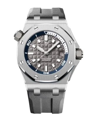 Audemars Piguet Royal Oak Offshore Diver Stainless steel and Grey dial Grey rubber strap Ref. 15720ST.OO.A009CA.01