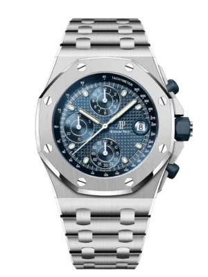 Audemars Piguet Royal Oak Offshore Selfwinding Chronograph Stainless steel and Blue dial Stainless steel bracelet Ref. 26238ST.OO.2000ST.01
