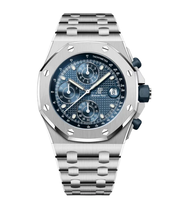 Audemars Piguet Royal Oak Offshore Selfwinding Chronograph Stainless steel and Blue dial Stainless steel bracelet Ref. 26238ST.OO.2000ST.01