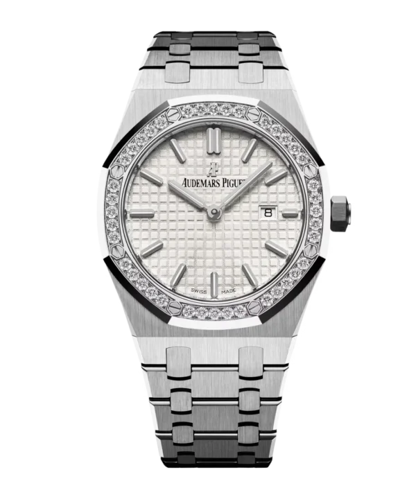 Audemars Piguet Royal Oak Quartz Stainless steel and Silver-toned dial Stainless steel bracelet Ref. 67651ST.ZZ.1261ST.01-A