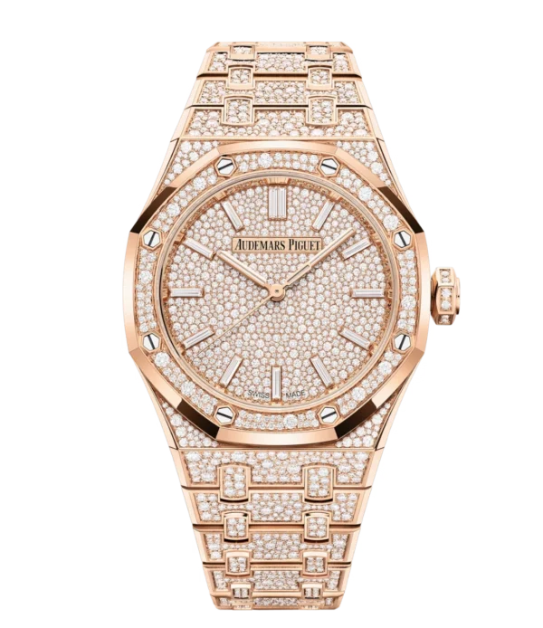 Audemars Piguet Royal Oak Selfwinding 18-carat pink gold and 18-carat pink gold dial 18-carat pink gold bracelet Ref. 15552OR.ZZ.1358OR.01