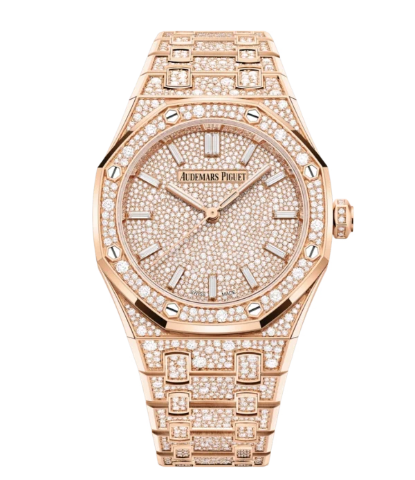 Audemars Piguet Royal Oak Selfwinding 18-carat pink gold and 18-carat pink gold dial 18-carat pink gold bracelet Ref. 77452OR.ZZ.1365OR.01