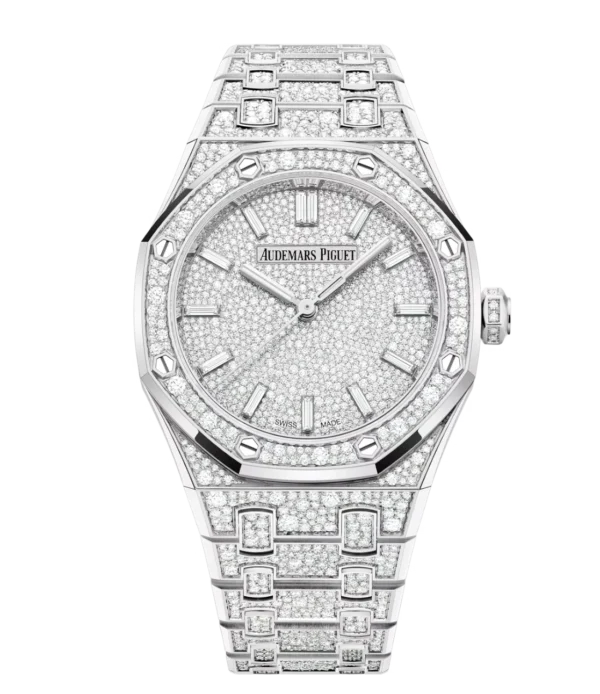 Audemars Piguet Royal Oak Selfwinding 18-carat white gold and 18-carat white gold dial 18-carat white gold bracelet Ref. 77452BC.ZZ.1365BC.01