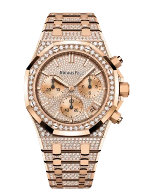 Audemars Piguet Royal Oak Selfwinding Chronograph 18-carat pink gold and 18-carat pink gold dial 18-carat pink gold bracelet Ref. 26242OR.ZZ.1322OR.02