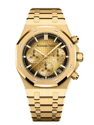 Audemars Piguet Royal Oak Selfwinding Chronograph 18-carat yellow gold and Smoked yellow gold-toned dial 18-carat yellow gold bracelet Ref. 26240BA.OO.1320BA.02