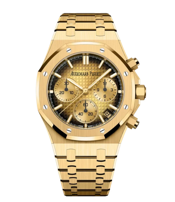 Audemars Piguet Royal Oak Selfwinding Chronograph 18-carat yellow gold and Smoked yellow gold-toned dial 18-carat yellow gold bracelet Ref. 26240BA.OO.1320BA.02