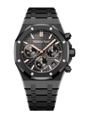 Audemars Piguet Royal Oak Selfwinding Chronograph Black ceramic and Black dial Black ceramic bracelet Ref. 26240CE.OO.1225CE.02