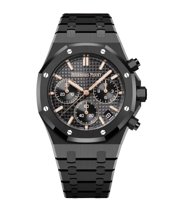 Audemars Piguet Royal Oak Selfwinding Chronograph Black ceramic and Black dial Black ceramic bracelet Ref. 26240CE.OO.1225CE.02