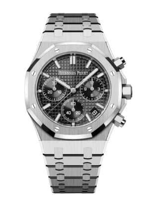 Audemars Piguet Royal Oak Selfwinding Chronograph Stainless steel and Black dial Stainless steel bracelet Ref. 26240ST.OO.1320ST.06