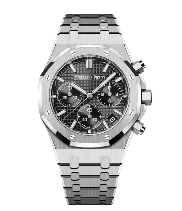 Audemars Piguet Royal Oak Selfwinding Chronograph Stainless steel and Black dial Stainless steel bracelet Ref. 26240ST.OO.1320ST.06