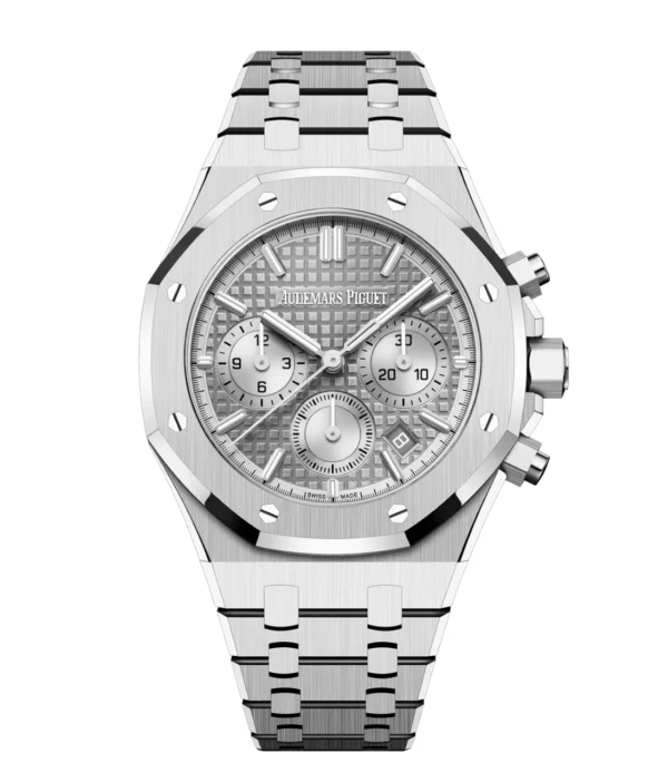 Audemars Piguet Royal Oak Selfwinding Chronograph Stainless steel and Grey dial Stainless steel bracelet Ref. 26715ST.OO.1356ST.02