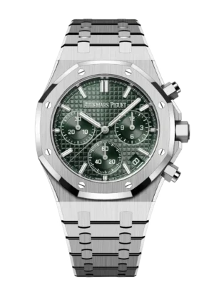 Audemars Piguet Royal Oak Selfwinding Chronograph Stainless steel and Khaki green dial Stainless steel bracelet Ref. 26240ST.OO.1320ST.08