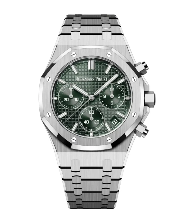 Audemars Piguet Royal Oak Selfwinding Chronograph Stainless steel and Khaki green dial Stainless steel bracelet Ref. 26240ST.OO.1320ST.08