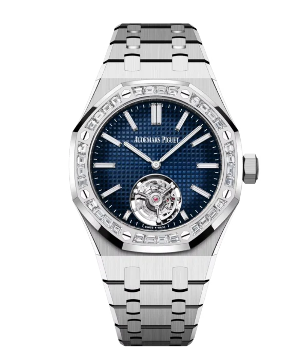 Audemars Piguet Royal Oak Selfwinding Flying Tourbillon Extra-Thin (RD#3) 18-carat white gold and Smoked blue dial 18-carat white gold bracelet Ref. 26660BC.ZZ.1356BC.01